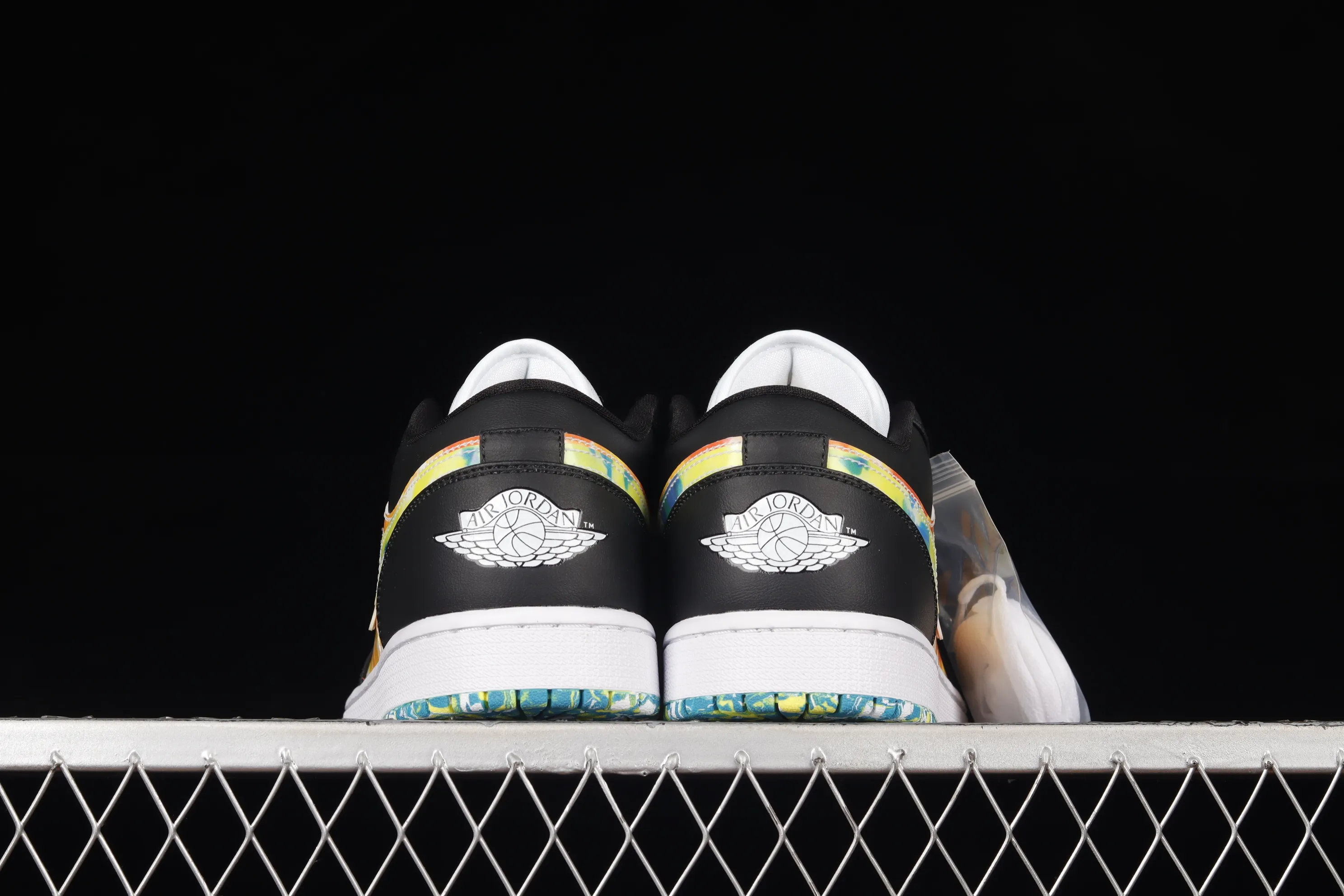 All categories Air Jordan Jordan series basketball shoes Air Jordan 1 Low Air Jordan 1 Low "Drip" AJ1 Joe 1 black green orange low-top casual sneakers DJ6252-038